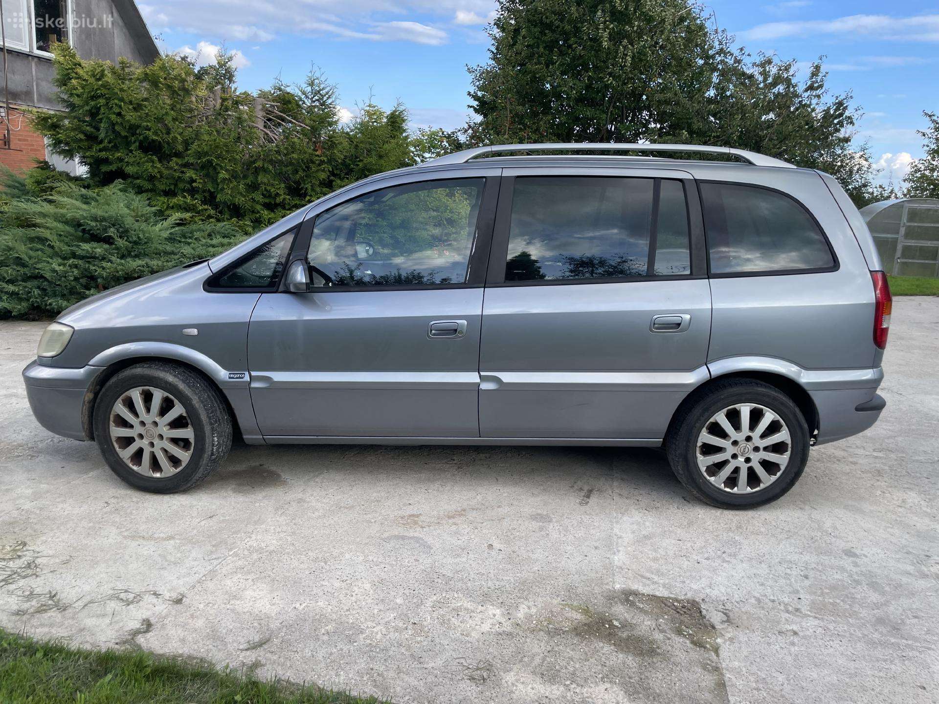 Opel Zafira 2005 — engine 2000 cm³, 101 HP (74kW)