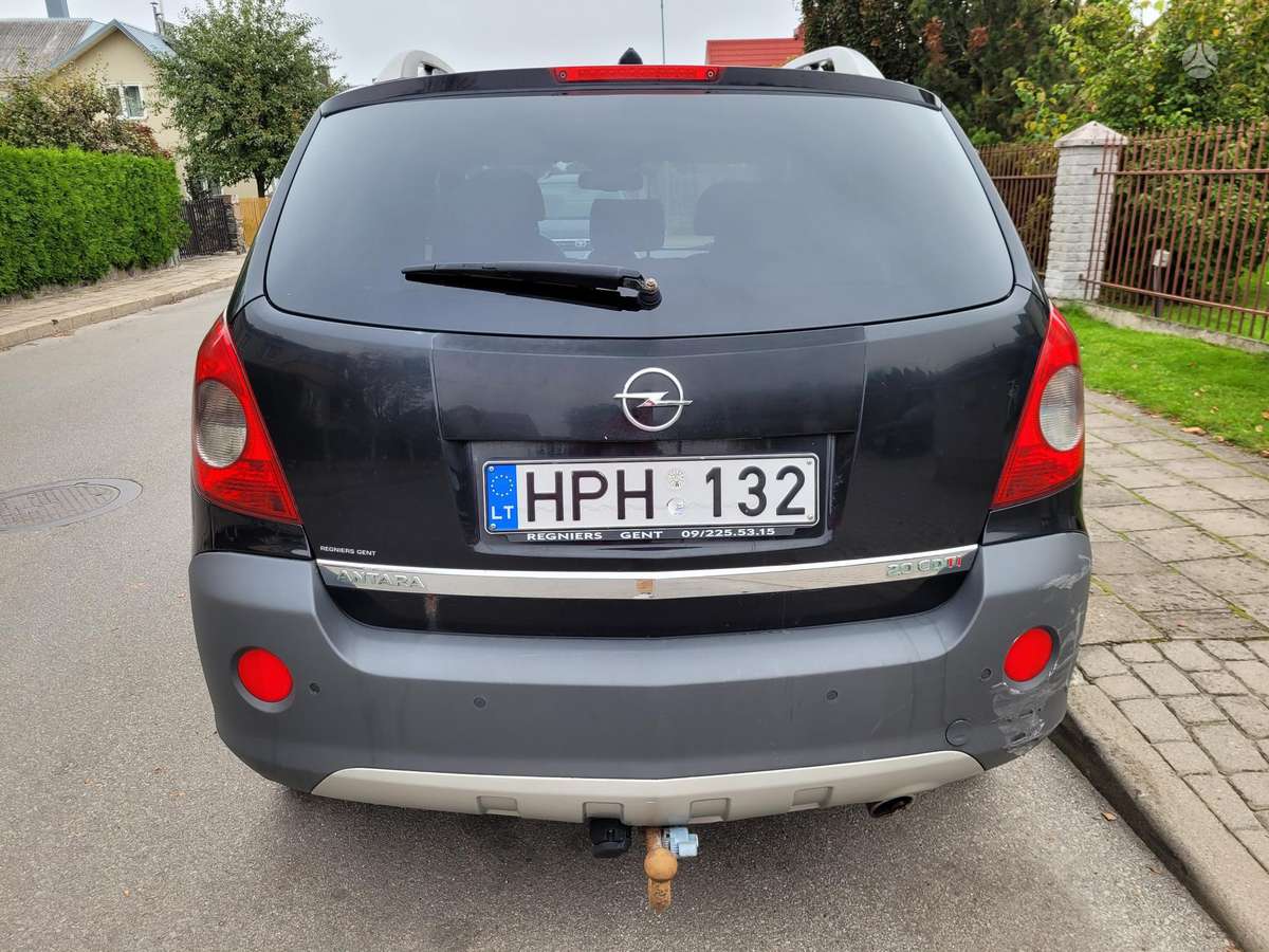 Opel Antara 2008 — вигляд ззаду