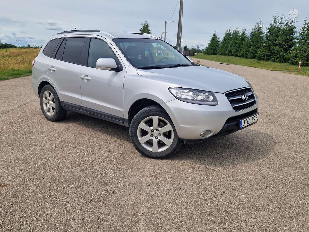 Hyundai Santa 2009 — вигляд ззаду