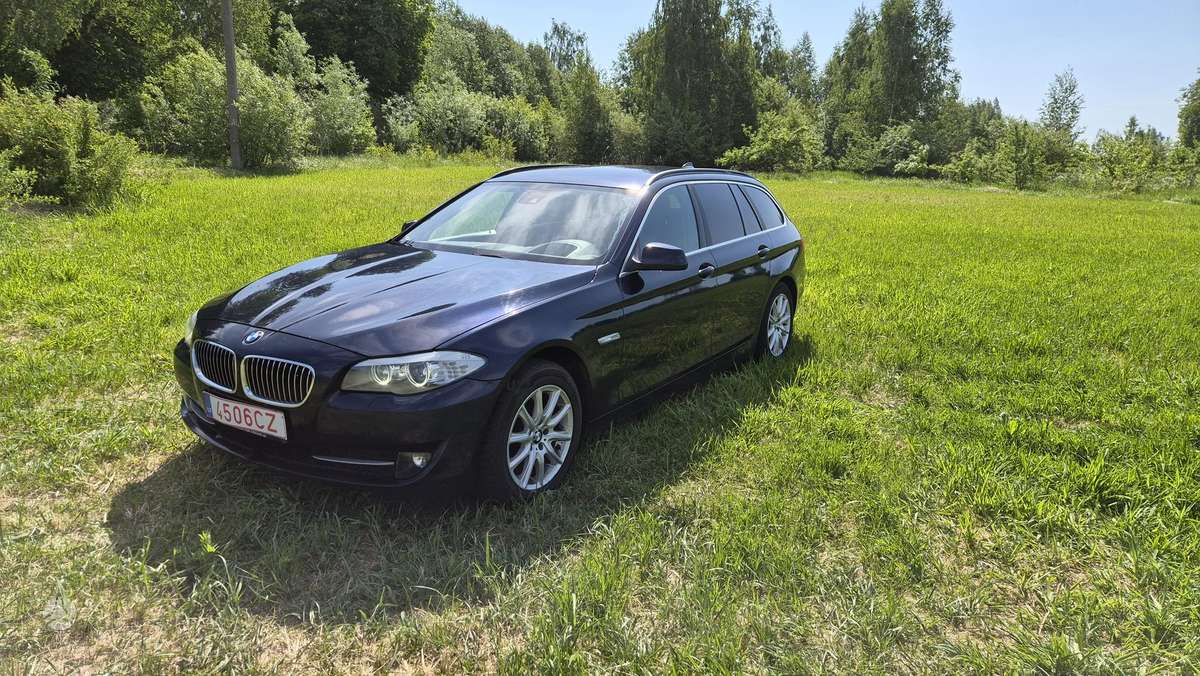 BMW 520 2012 — вигляд ззаду