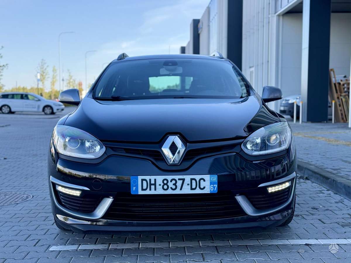 Renault Megane 2014 — rear view