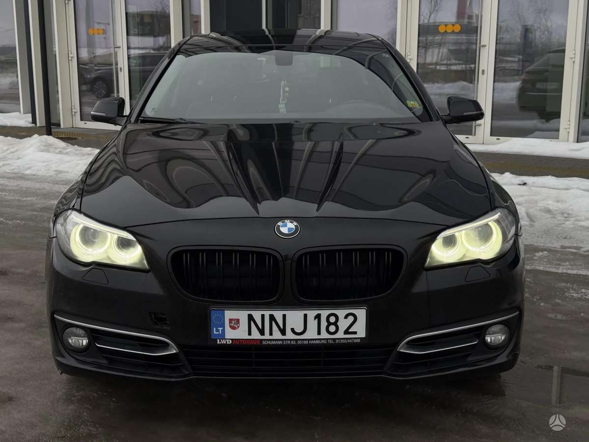 BMW 520 2014 — вигляд ззаду