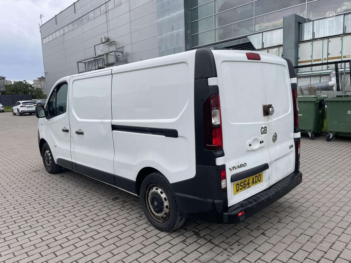Opel Vivaro 2014 — engine 1598 cm³, 116 HP (85kW)