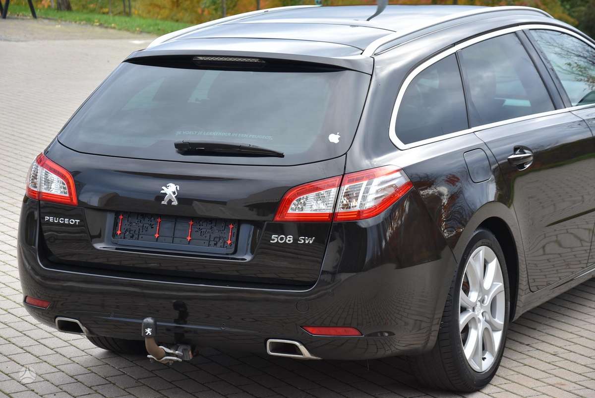 Peugeot 508 2011 — rear view