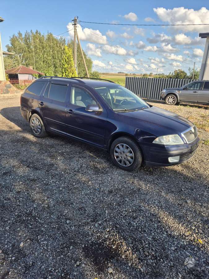 Skoda Octavia 2006 — rear view