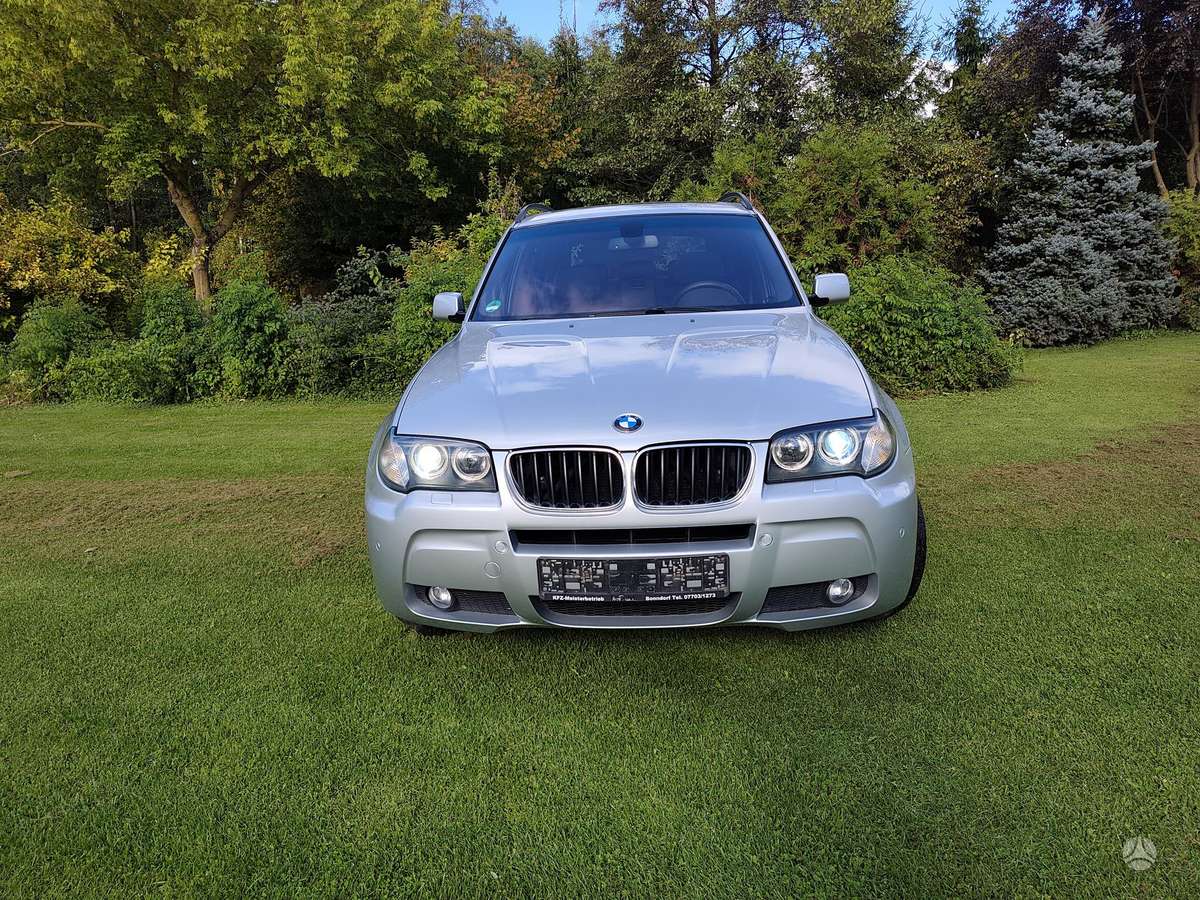 BMW X3 2008 — rear view