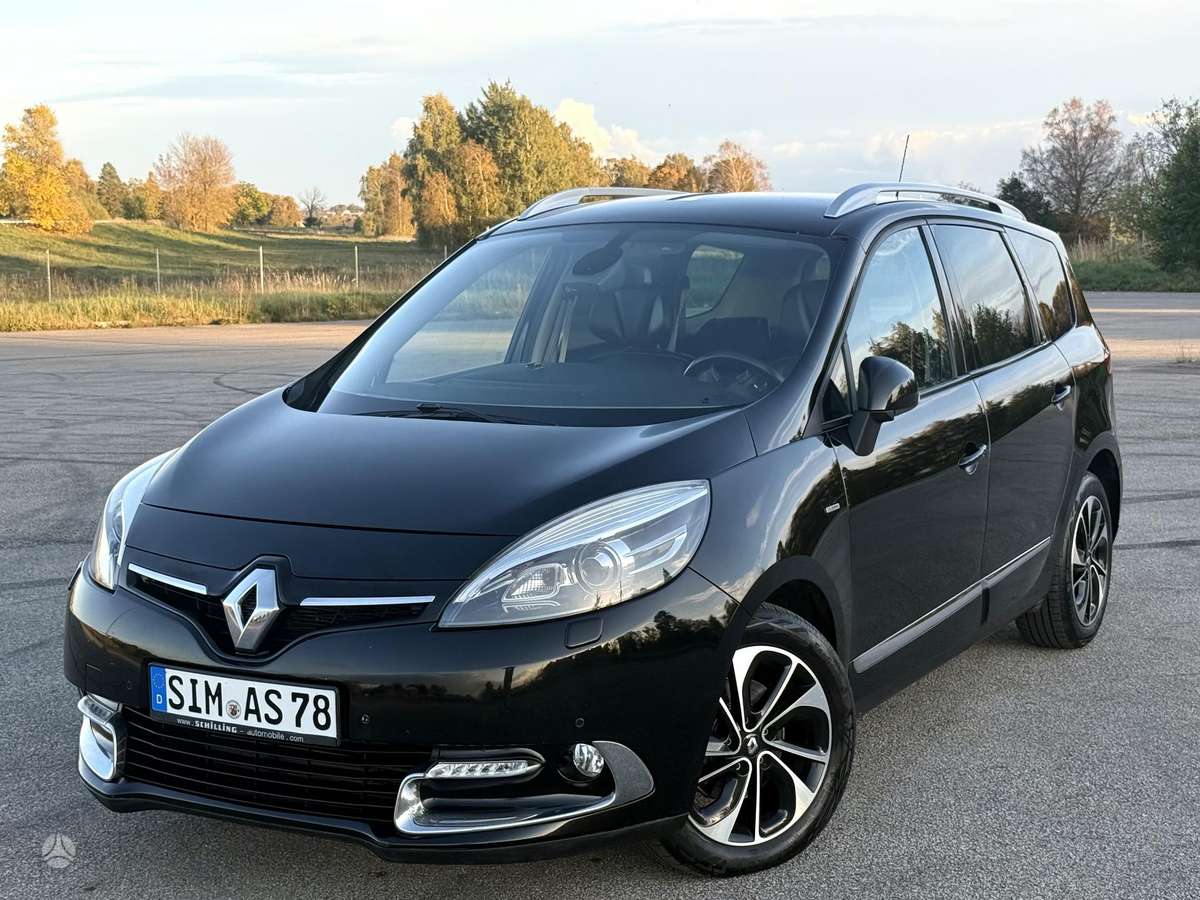 Renault Scenic 2015 — rear view