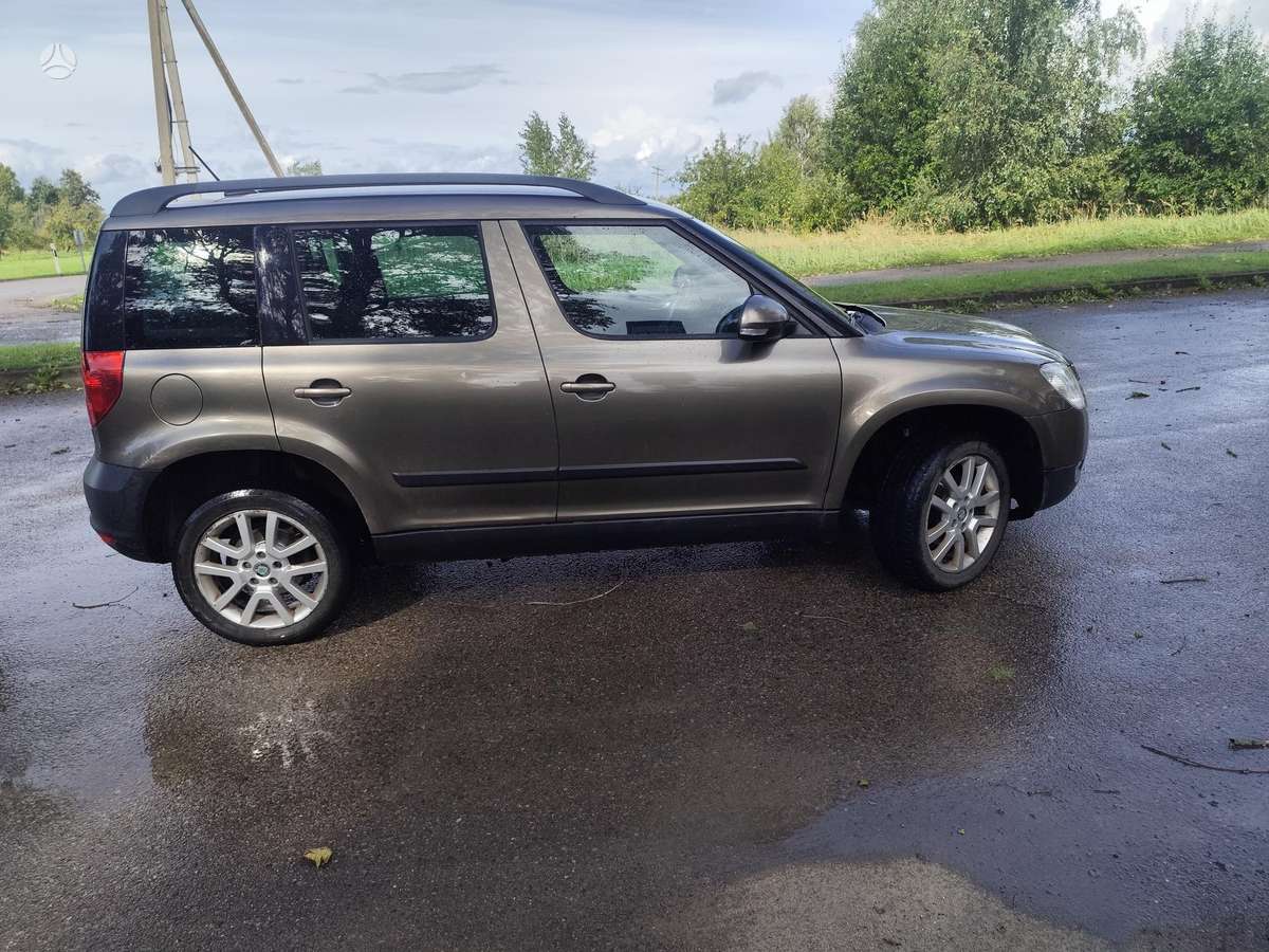 Skoda Yeti 2012 — rear view