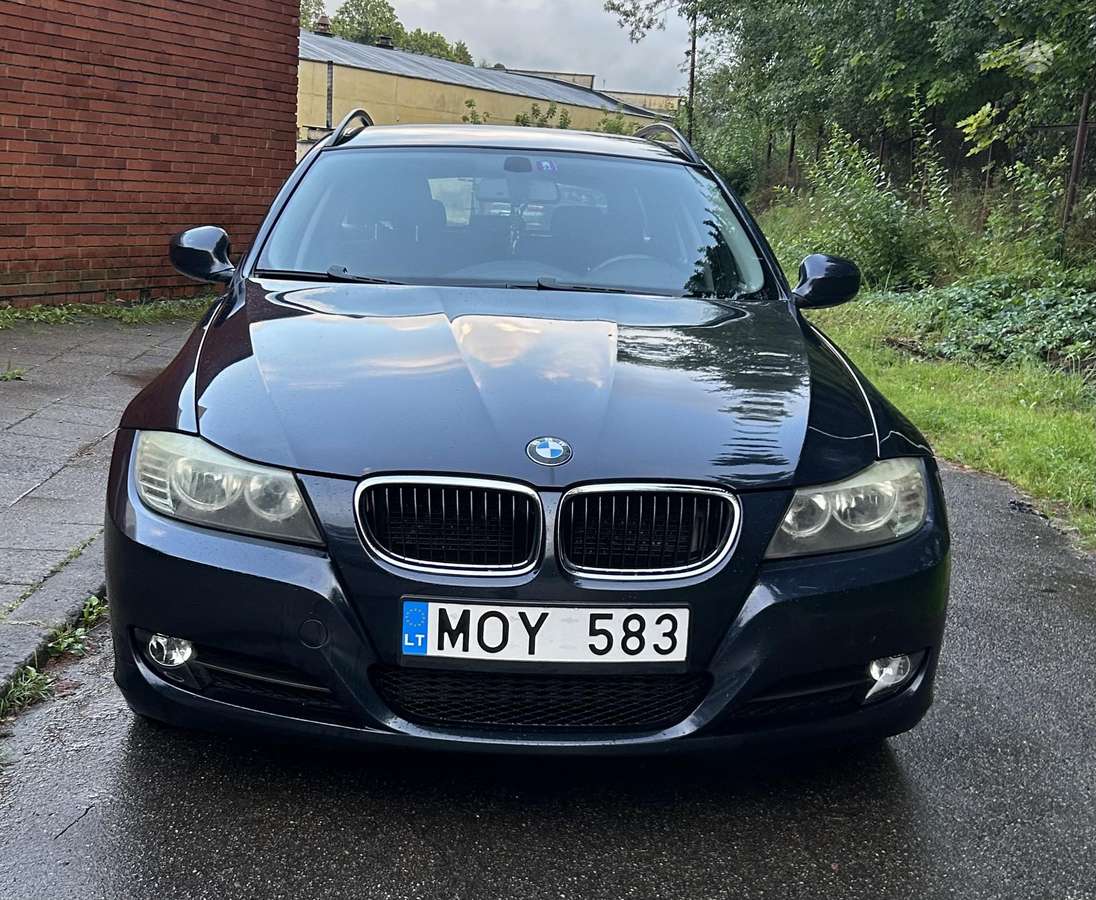 BMW 318 2009 — rear view