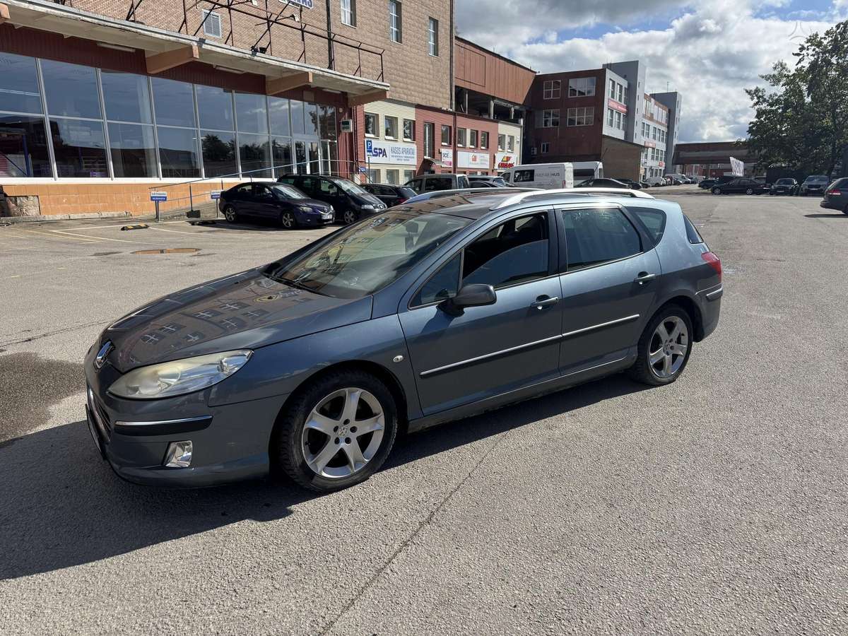 Peugeot 407 2007 — rear view