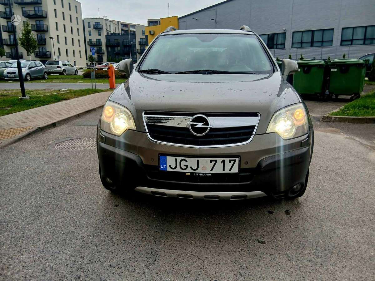Opel Antara 2008 — вигляд ззаду