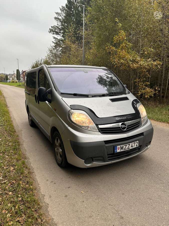 Opel Vivaro 2009 — вигляд ззаду