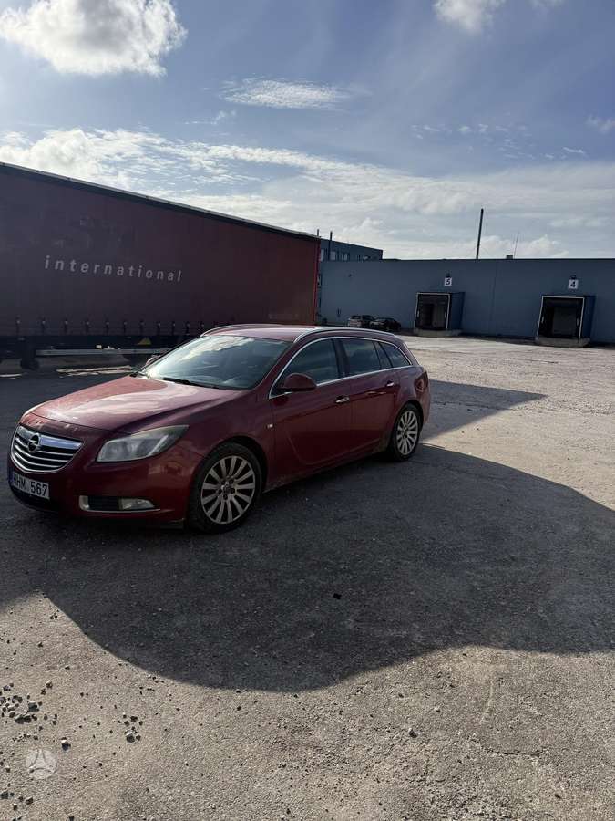 Opel Insignia 2010 — вигляд ззаду