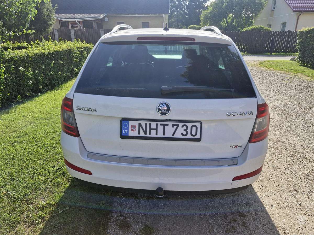 Skoda Octavia 2015 — rear view