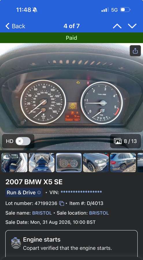 BMW X5 2007 — photo 7