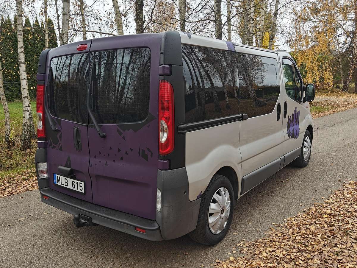 Renault Trafic 2008 — вигляд ззаду