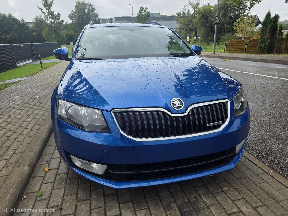 Skoda Octavia 2014 — rear view