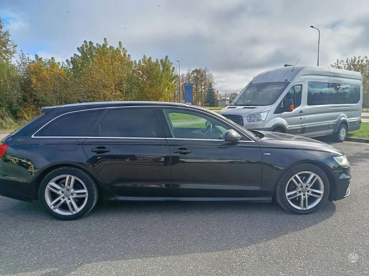 Audi A6 2014 — rear view