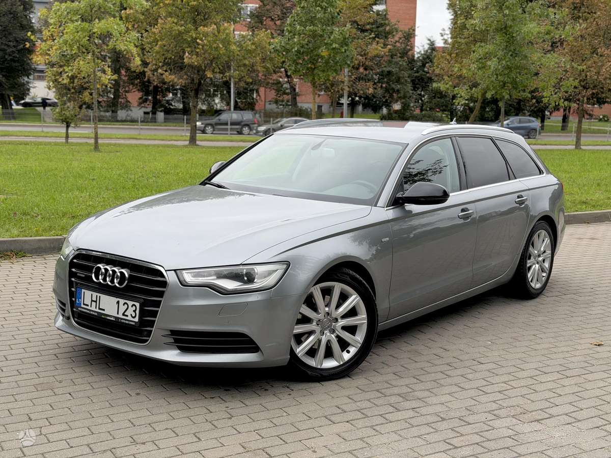 Audi A6 2013 — rear view