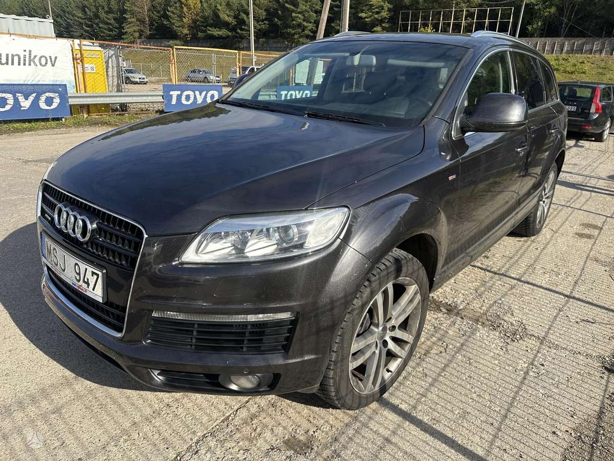 Audi Q7 2009 — вигляд ззаду
