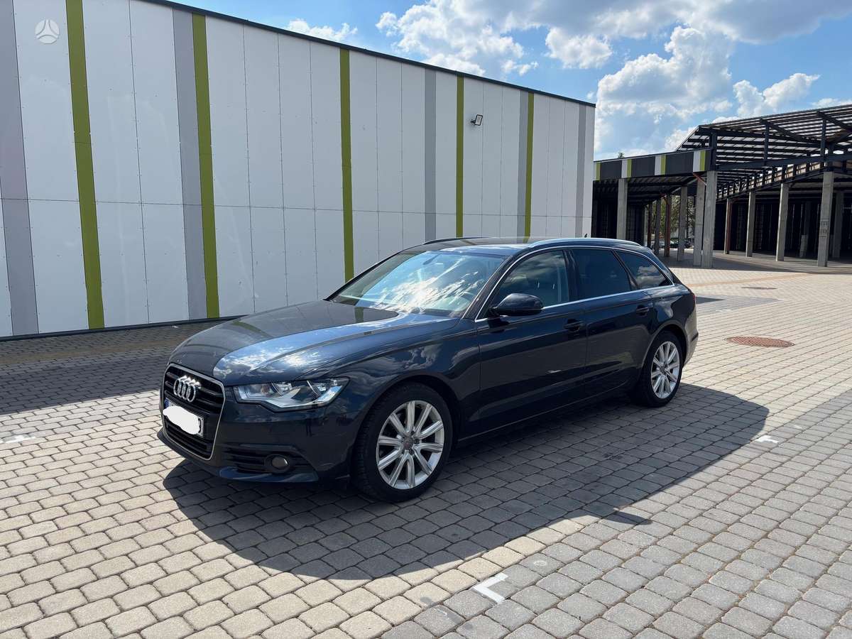 Audi A6 2012 — rear view