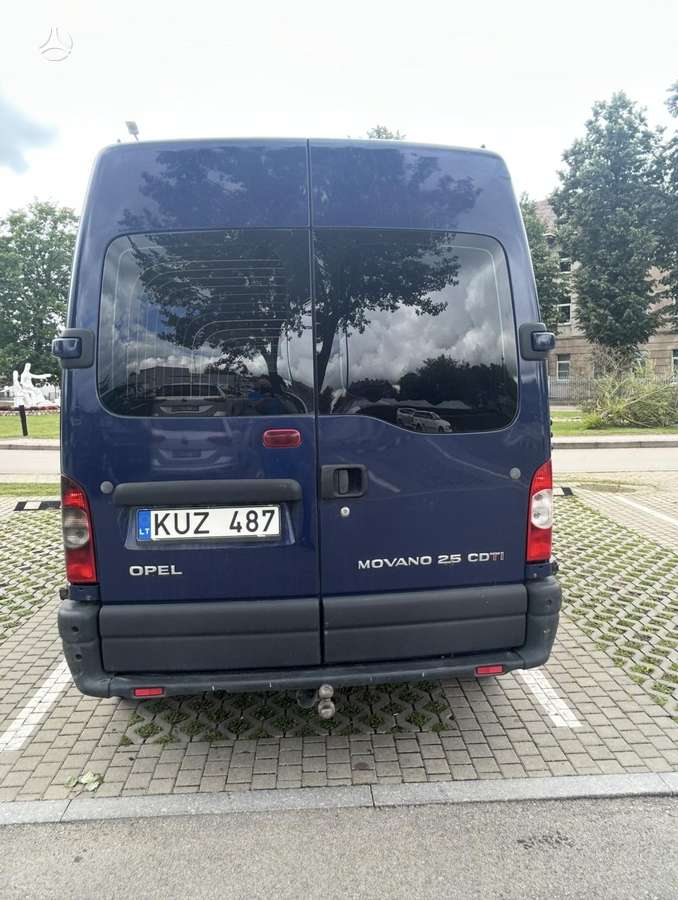 Opel Movano 2006 — engine 2463 cm³, 114 HP (84kW)
