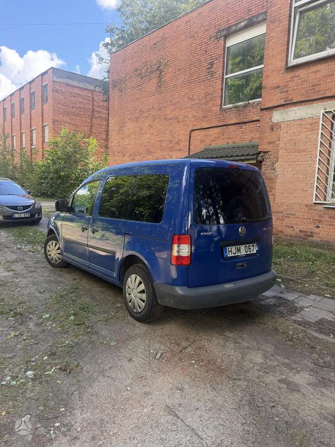 Volkswagen Caddy 2007 — engine 1896 cm³, 105 HP (77kW)