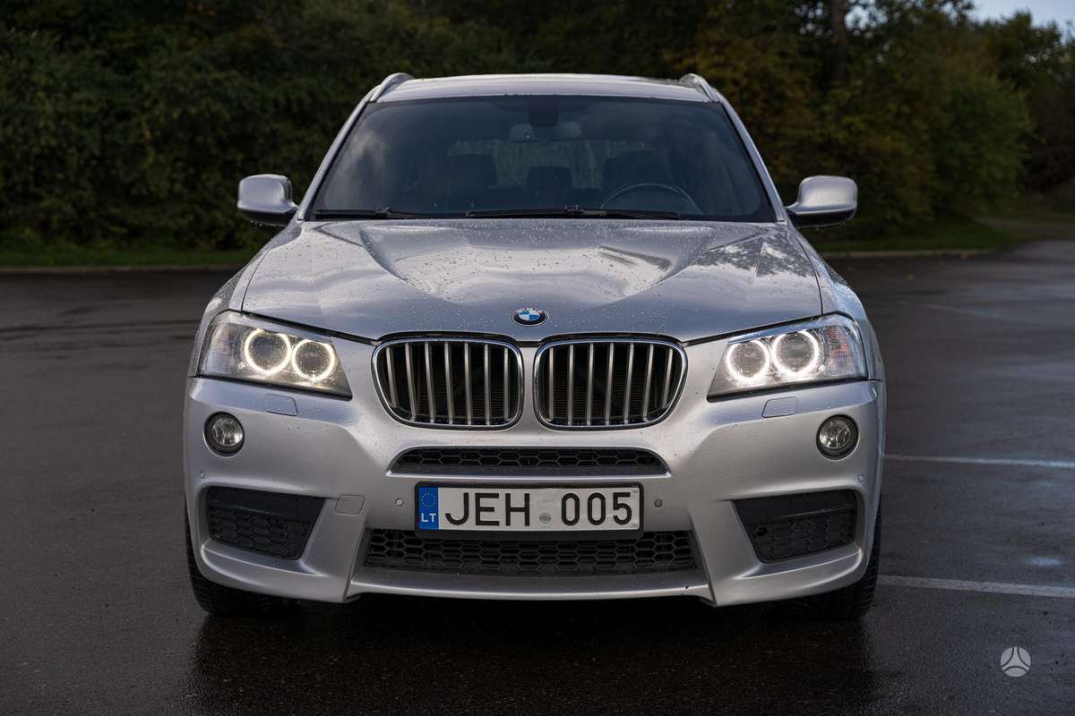 BMW X3 2014 — вигляд ззаду