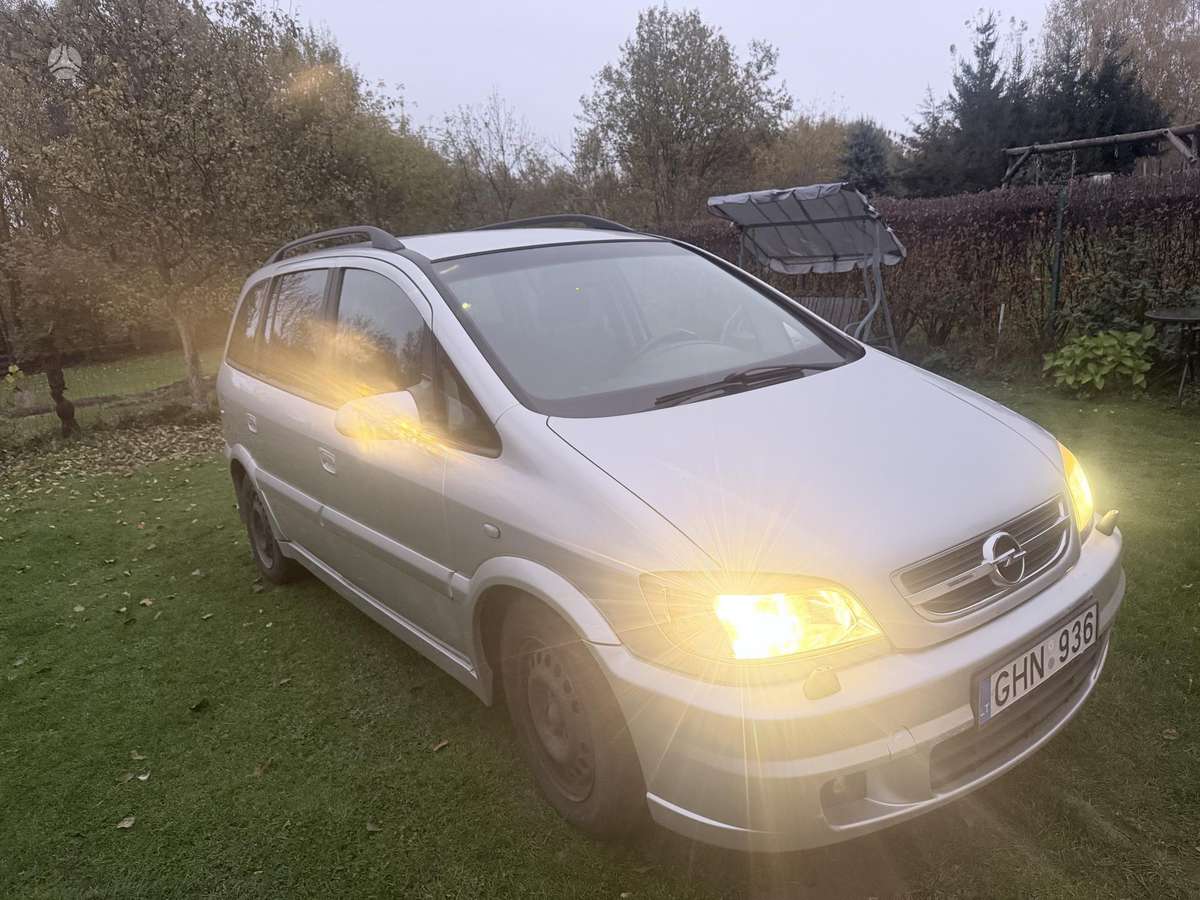 Opel Zafira 2005 — engine 2172 cm³, 125 HP (92kW)
