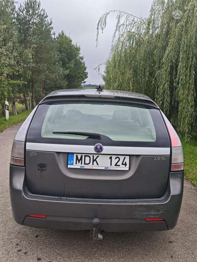Saab 9-3 2007 — engine 1910 cm³, 120 HP (88kW)