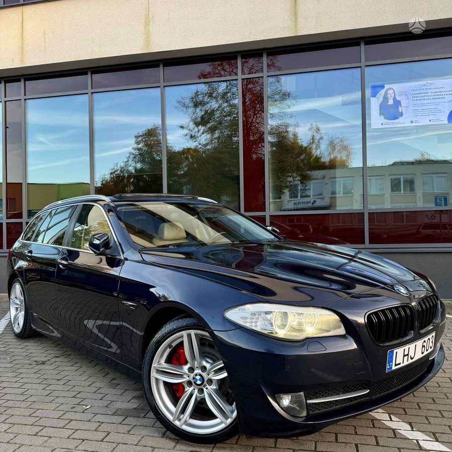 BMW 525 2010 — вигляд ззаду