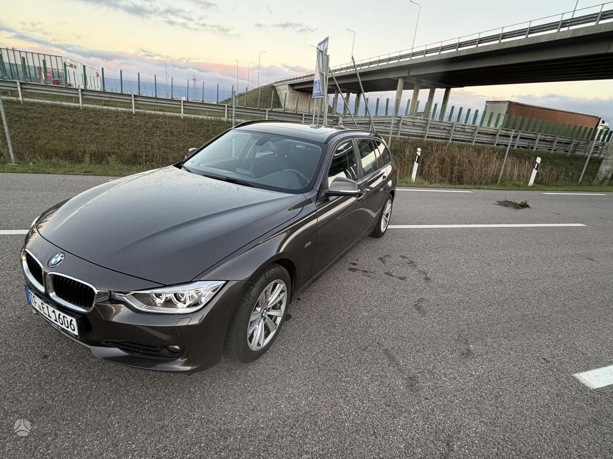 BMW 318 2013 — rear view