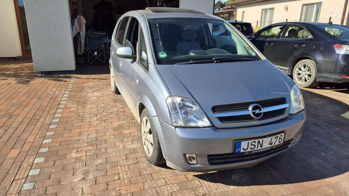 Opel Meriva 2004 — engine 1796 cm³, 125 HP (92kW)