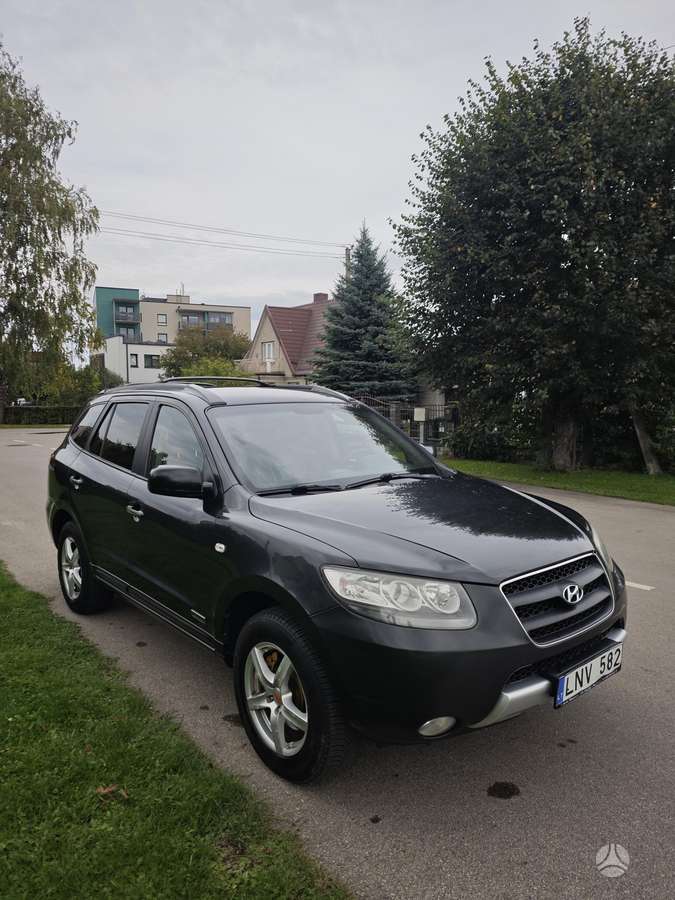 Hyundai Santa 2009 — rear view