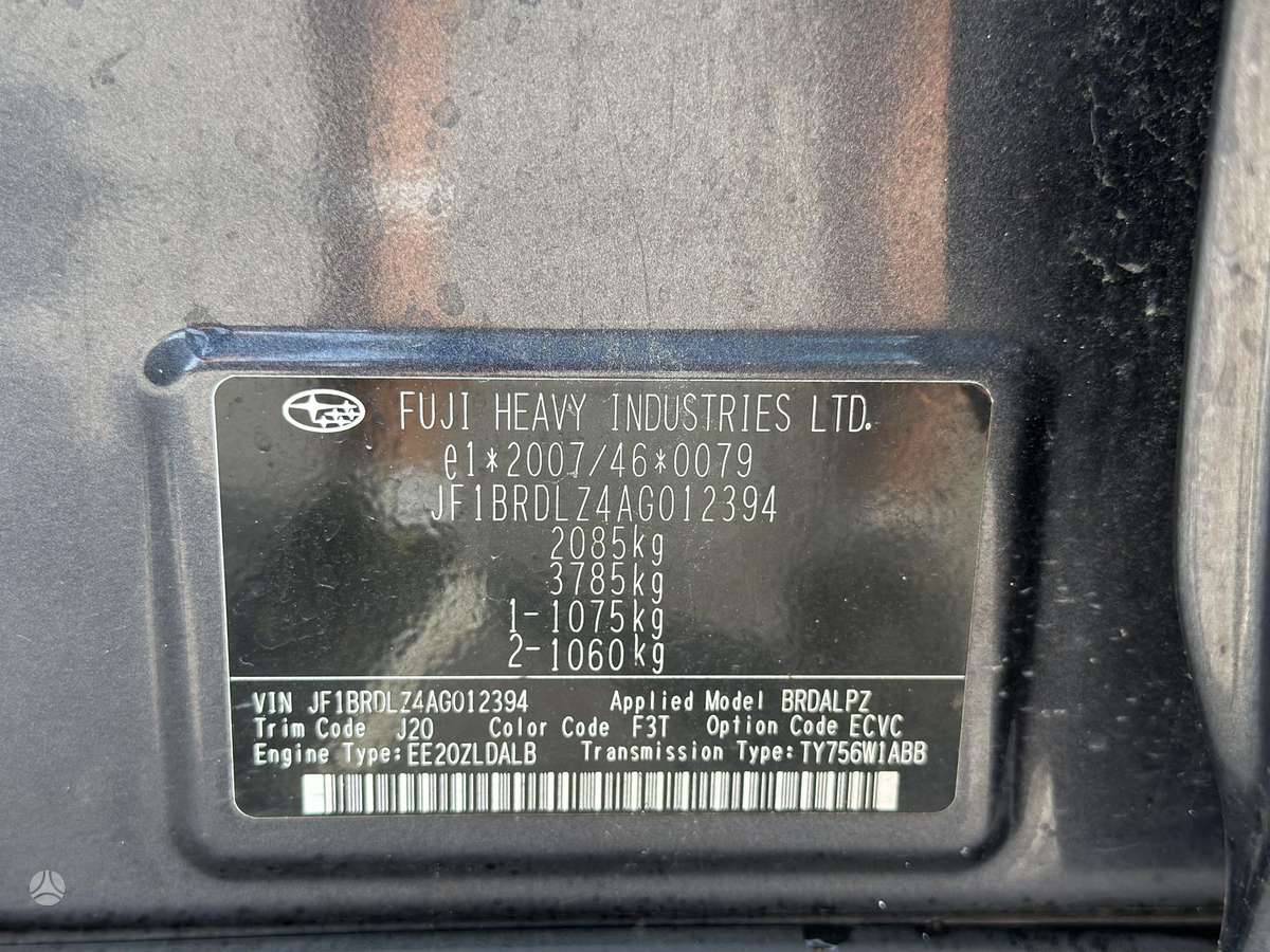 Subaru Outback 2010 — photo 14