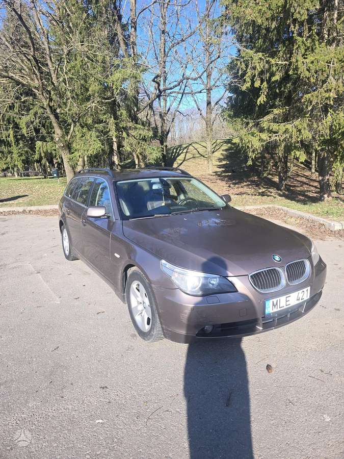 BMW 530 2007 — вигляд ззаду