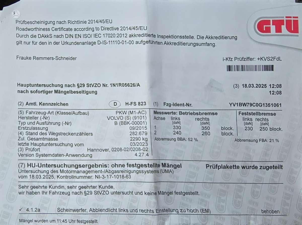 Volvo V70 2015 — photo 24