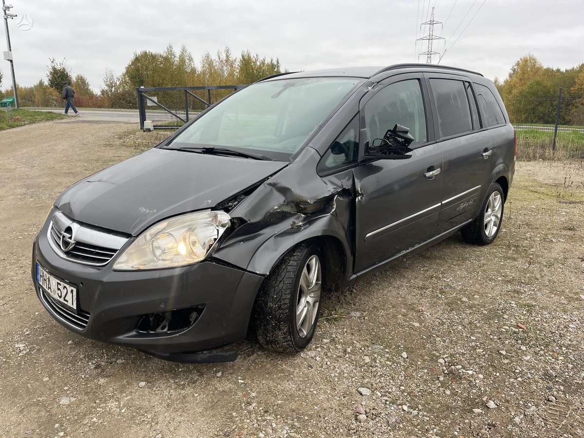 Opel Zafira 2009 — engine 1910 cm³, 120 HP (88kW)