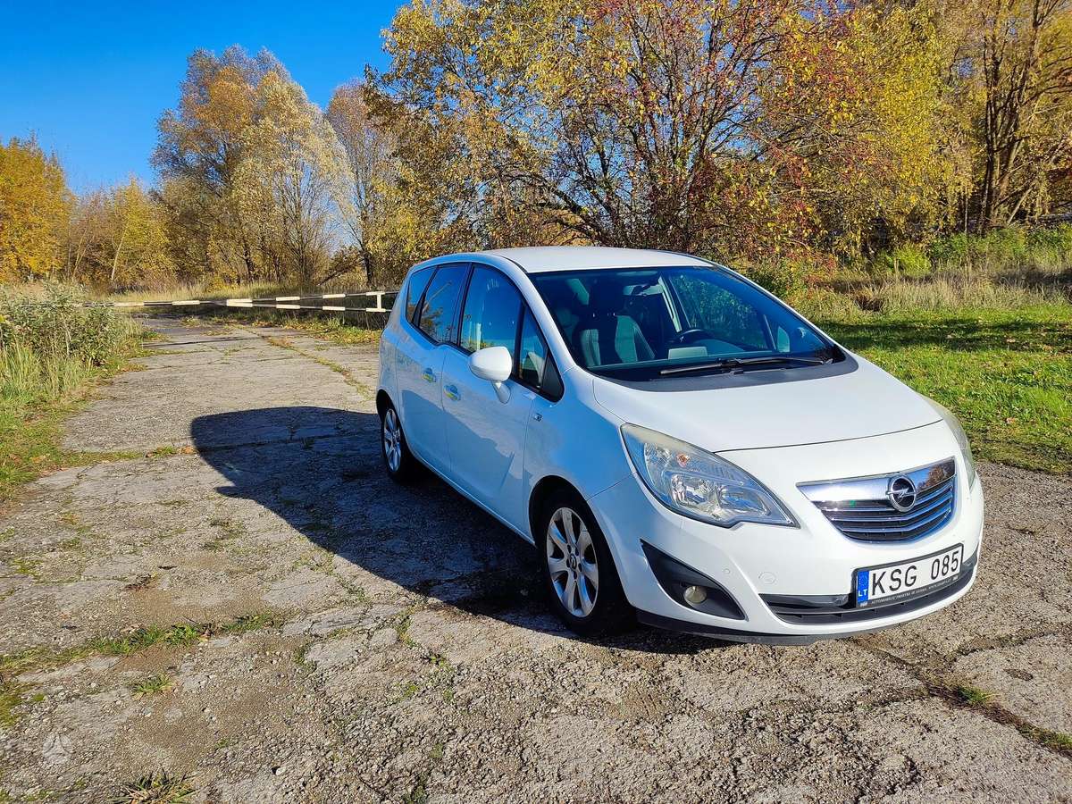 Opel Meriva 2010 — вигляд ззаду