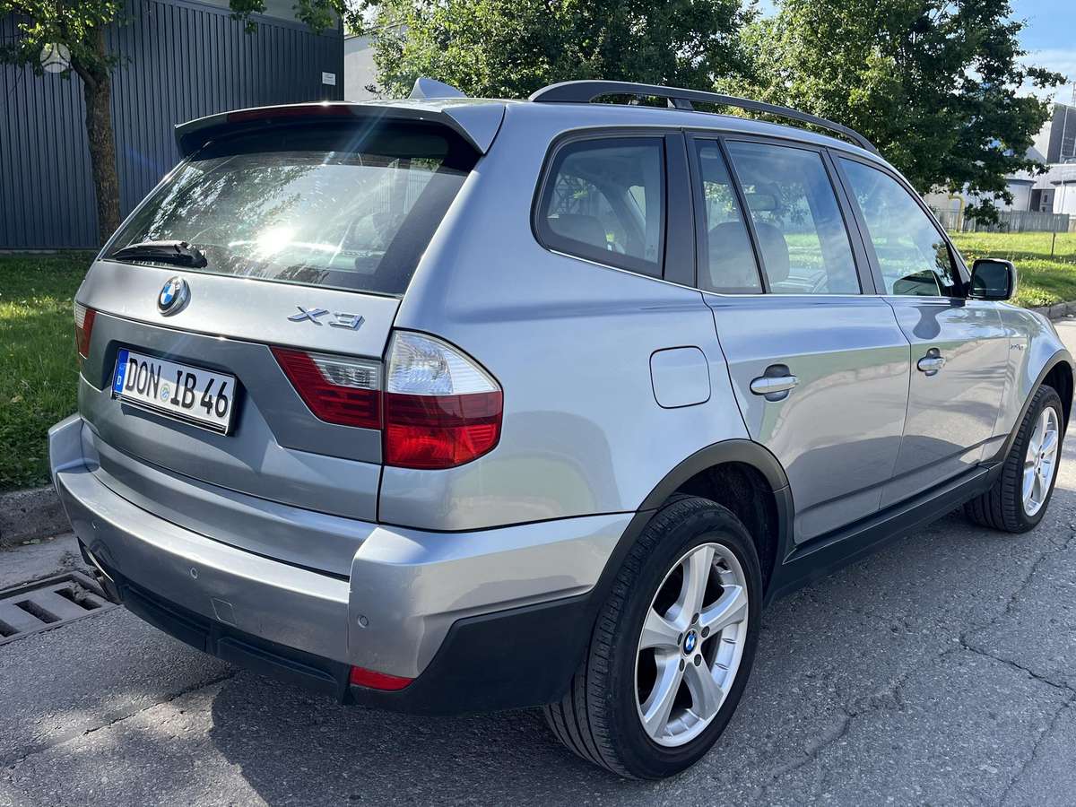 BMW X3 2008 — engine 2998 cm³, 218 HP (160kW)
