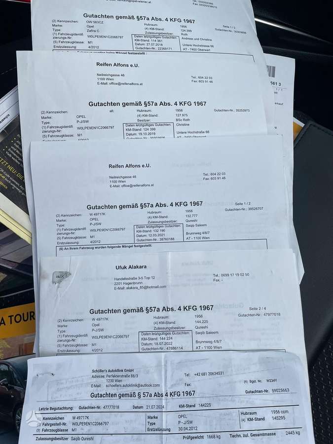 Opel Zafira 2012 — photo 8