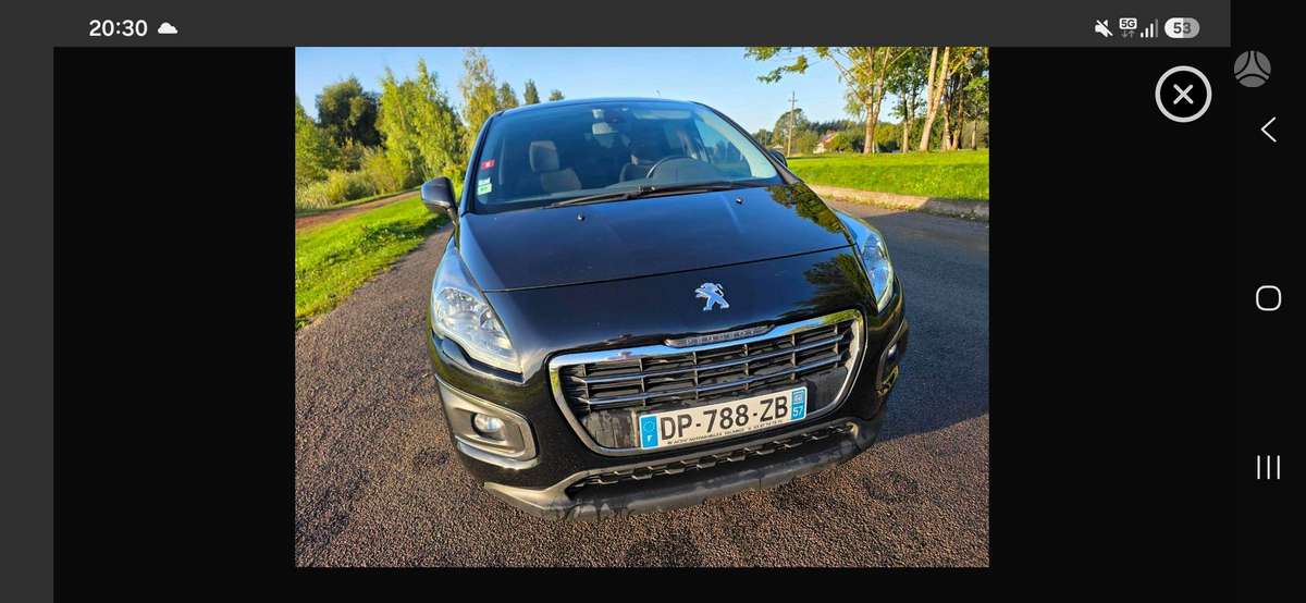 Peugeot 3008 2015 — engine 1600 cm³