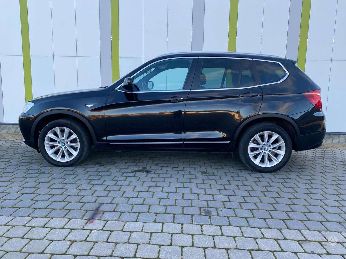 BMW X3 2012 — rear view