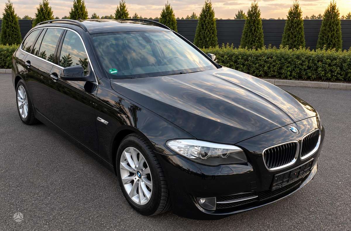 BMW 520 2011 — вигляд ззаду