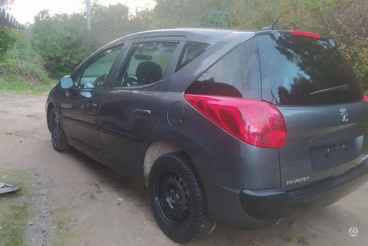 Peugeot 207 2010 — rear view