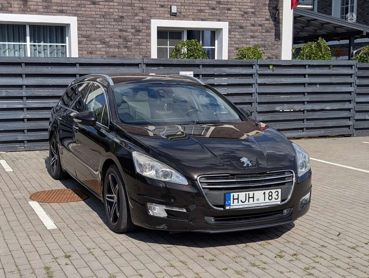 Peugeot 508 2012 — rear view
