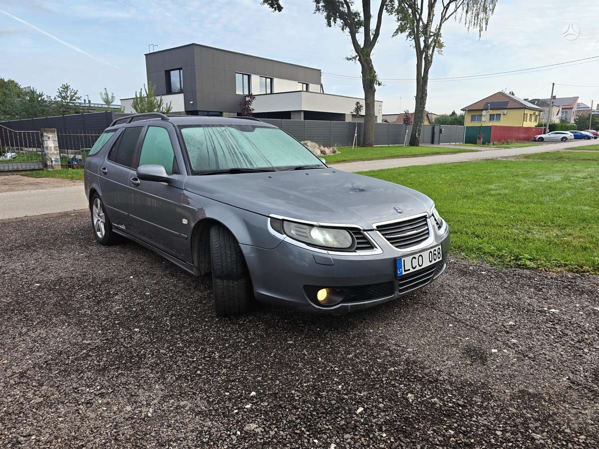 Saab 9-5 2008 — вигляд ззаду