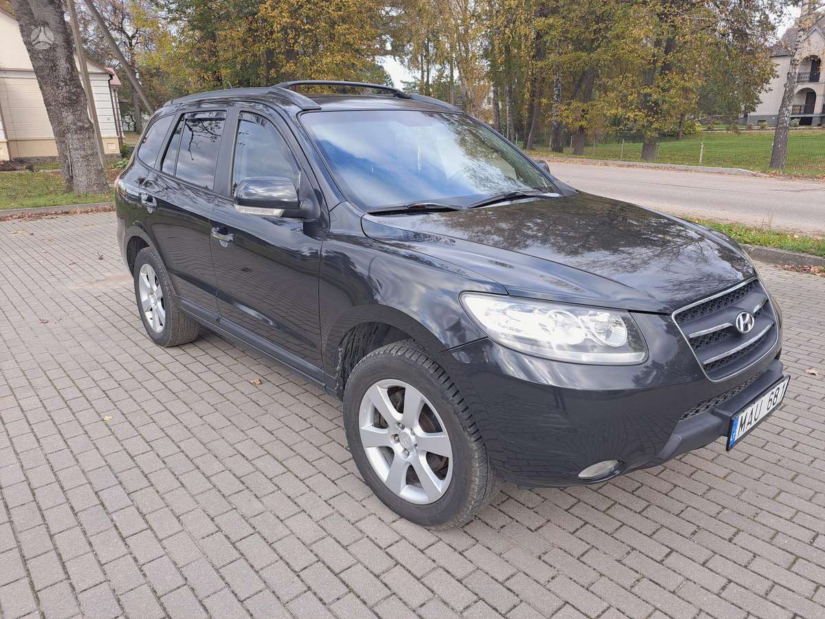 Hyundai Santa 2009 — вигляд ззаду