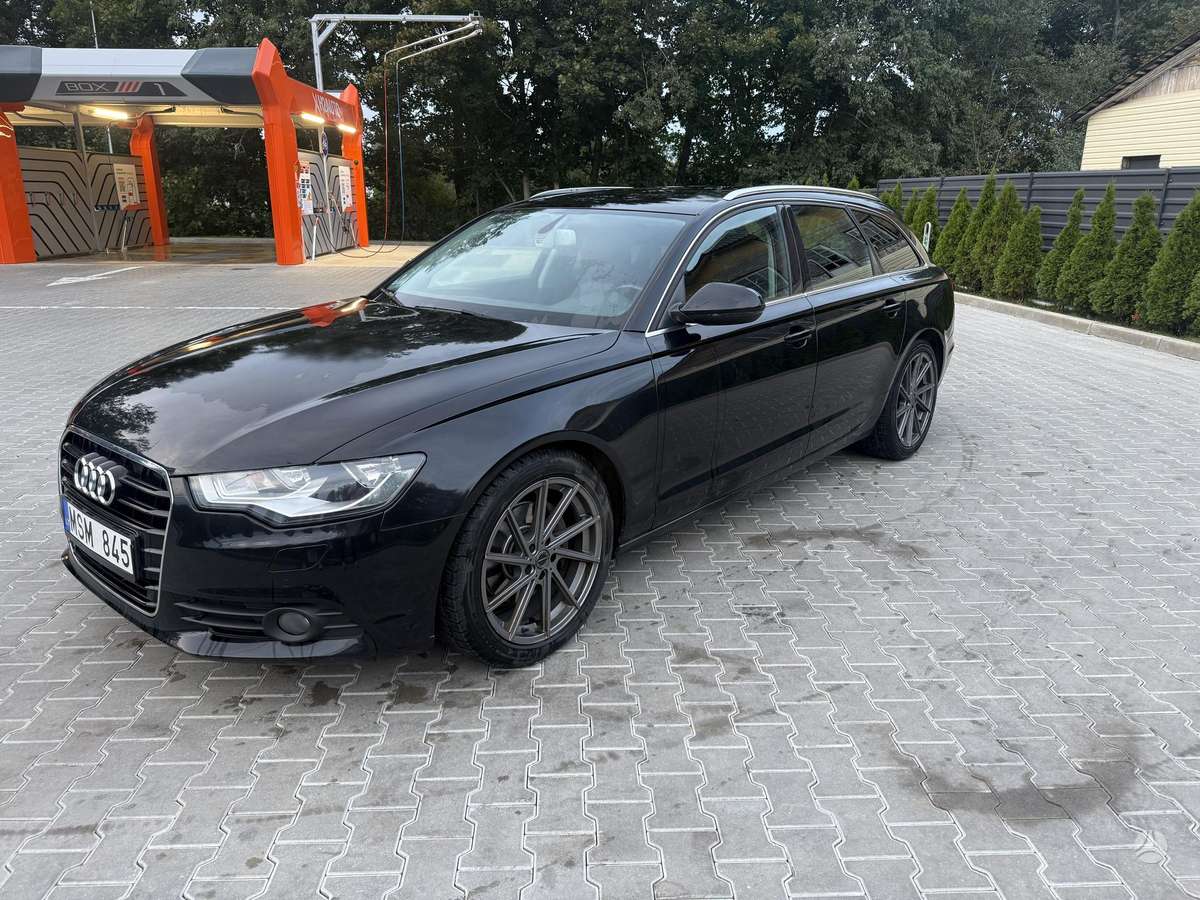 Audi A6 2011 — rear view