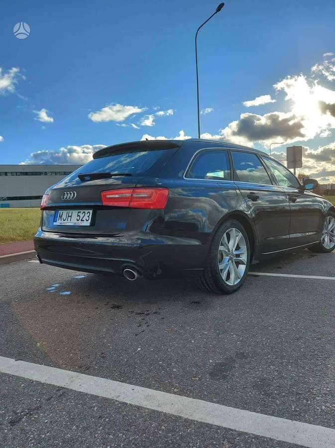 Audi A6 2012 — rear view